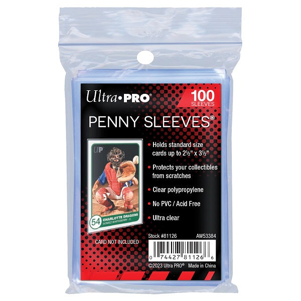 Ultra Pro Penny Sleeves Starndard Size 100 pz