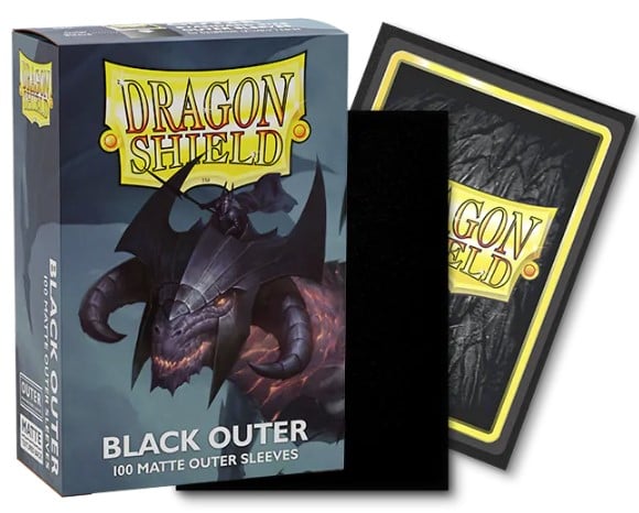 Dragon Shield Black Outer Sleeve Matte (100)