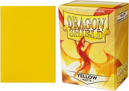 Dragon Shield Matte Sleeves - Yellow (100)