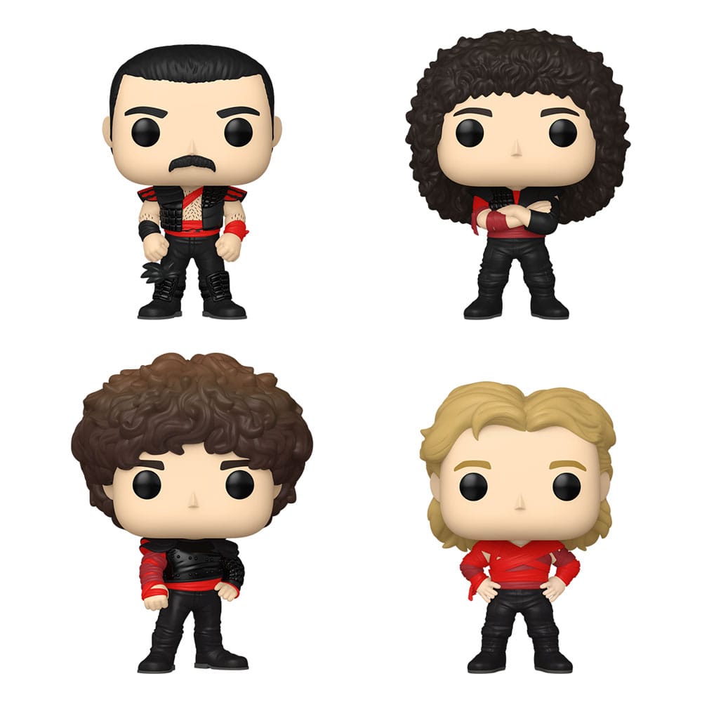 Queen Funko POP! Figure 4-Pack Radio Gaga 9 cm Rocks