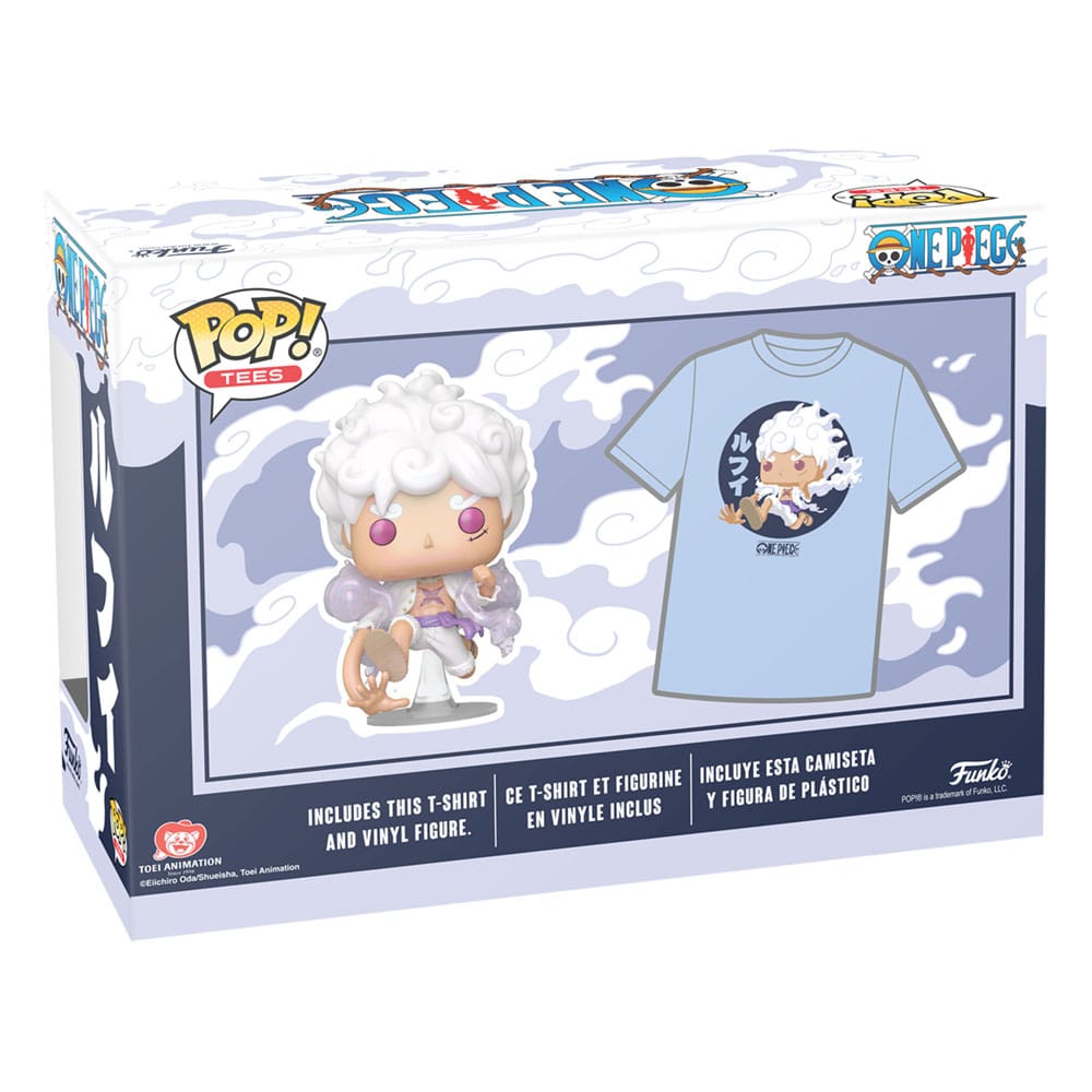One Piece Funko POP! 1607 Luffy Gear Five POP & Tee Box Animation