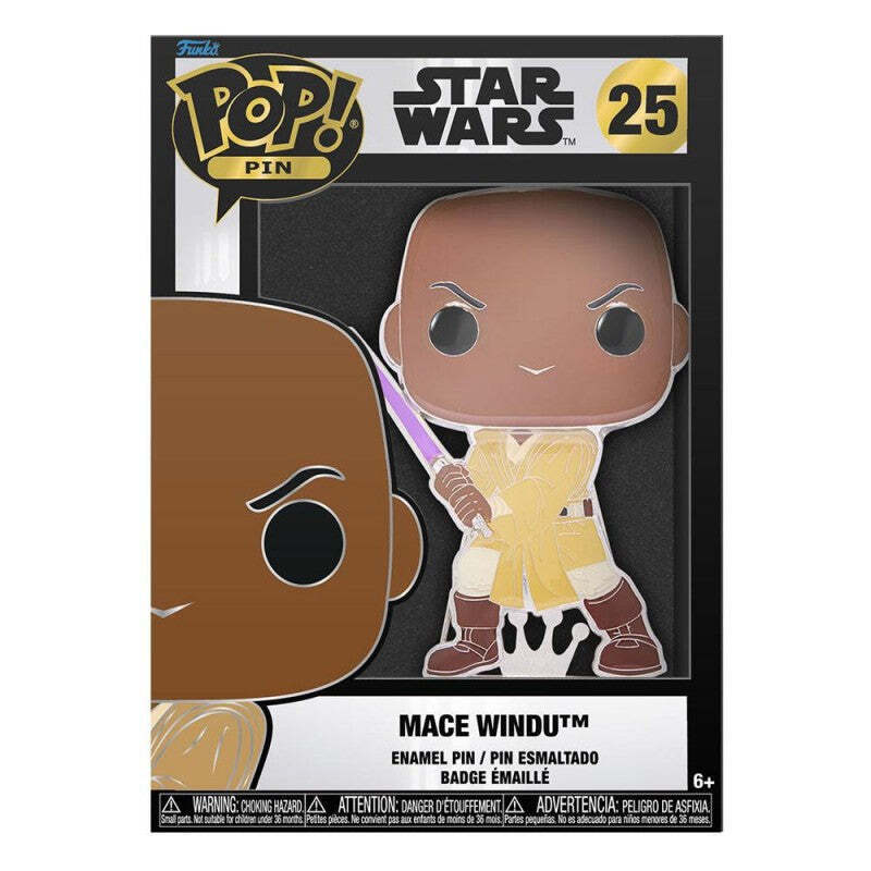 Star Wars Funko POP! 25 Mace Windu Pin Star Wars nerd-pug