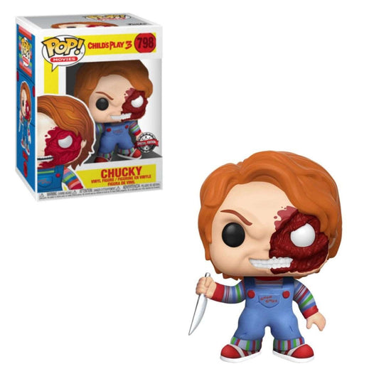 Child´s Play Funko POP! 798 Chucky Half Movies