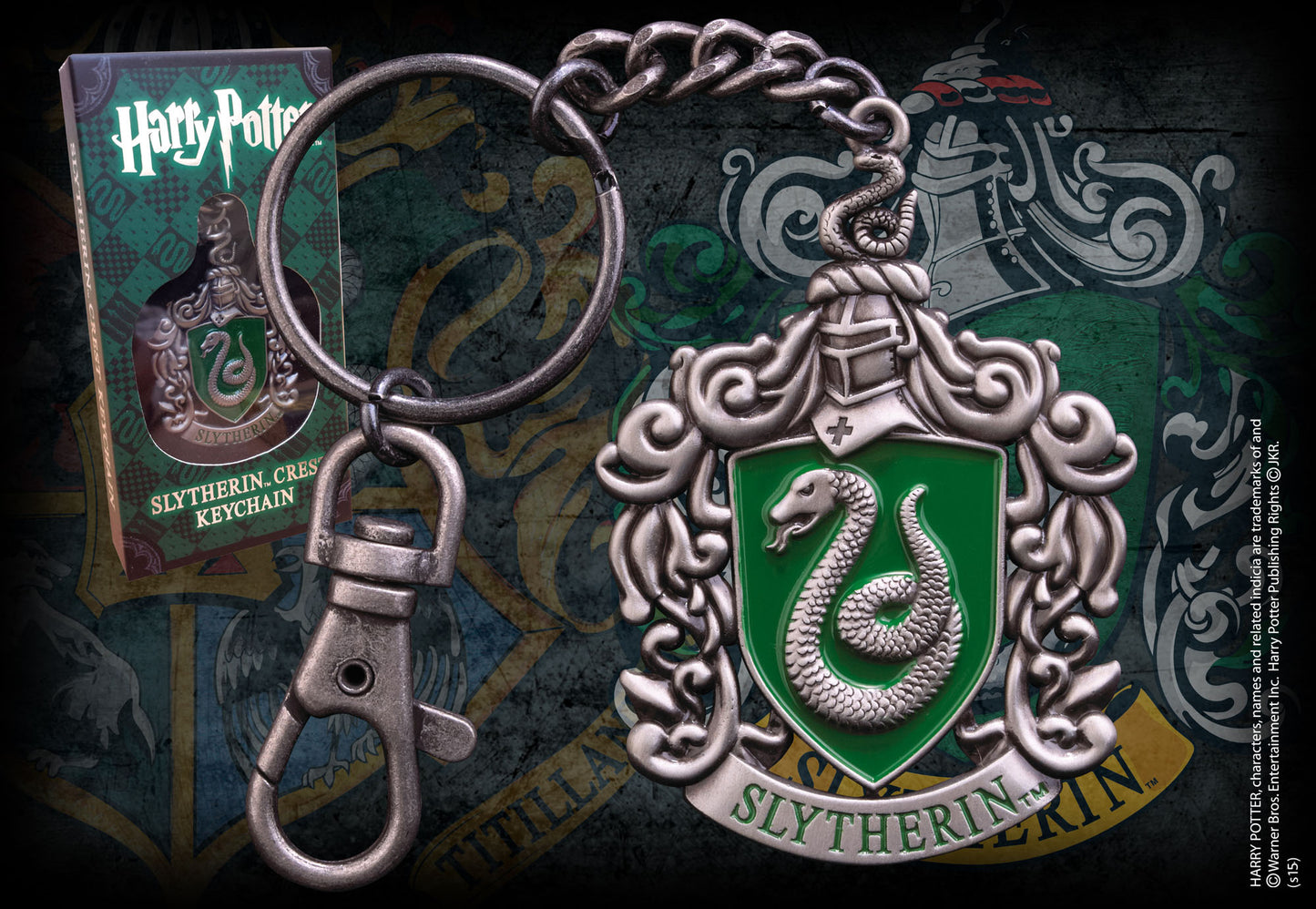 Harry Potter Metal Keychain Serpeverde 5 cm