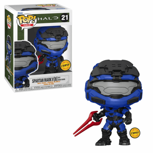 Halo Funko POP! 21 Spartan Mark V B with Energy Sword Chase Games nerd-pug