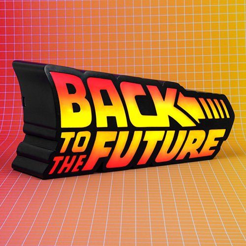 Luce Back to the Future LED-Light Logo 25 cm