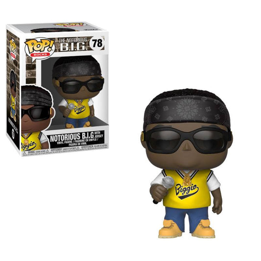 The Notorious BIG Funko POP! 78 Notorious B.I.G with Jersey Rocks