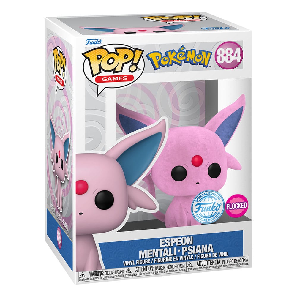 Pokemon Funko POP! Espeon Flocked Games