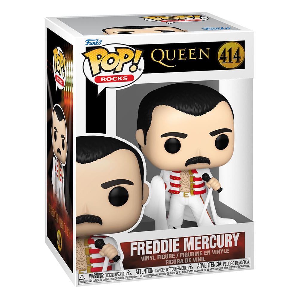 Queen Funko POP! 414 Freddie Mercury with Cape Rocks