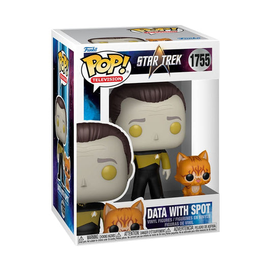 Star Trek Funko POP! 1755 Data with Spot Television