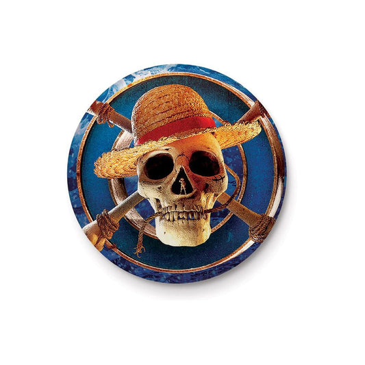 One Piece Enamel Pin Badge Spilla Straw Hat Logo