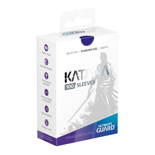 Ultimate Guard Katana Sleeves Standard Size Blue 100