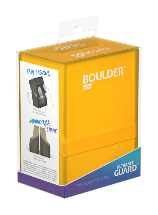 Ultimate Guard Boulder Deck Case 60+ Standard Size Amber