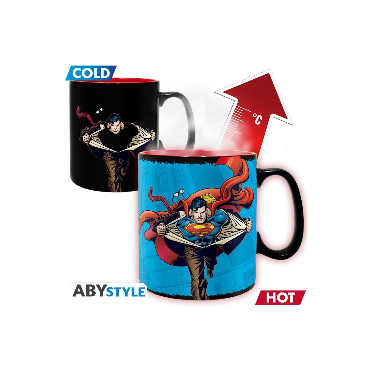 Tazza Superman Heat Change nerd-pug