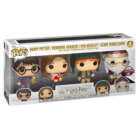 Harry Potter Funko POP! Harry Potter Holiday 4 Pack Harry Potter nerd-pug