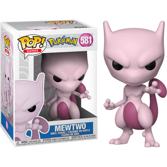 Pokemon Funko POP! 581 Mewtwo Games nerd-pug
