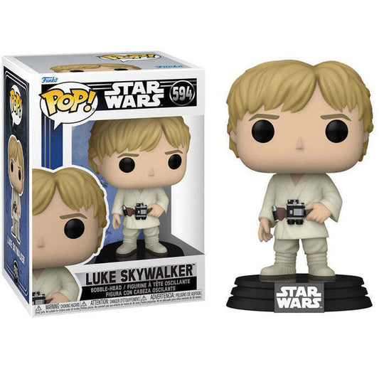 Star Wars Funko POP! 594 Luke Skywalker Scatola Danneggiata Star Wars nerd-pug