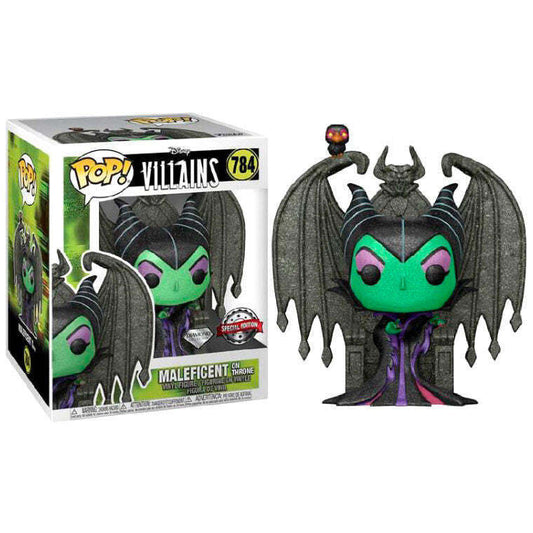 Villains Funko POP! 784 Maleficent in Throne Diamond Disney nerd-pug