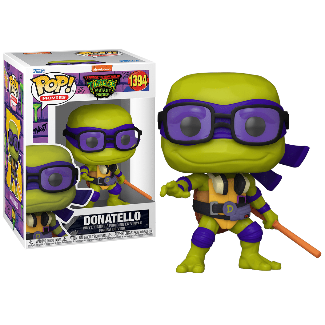 TMNT Funko POP! 1394 Donatello Movies nerd-pug