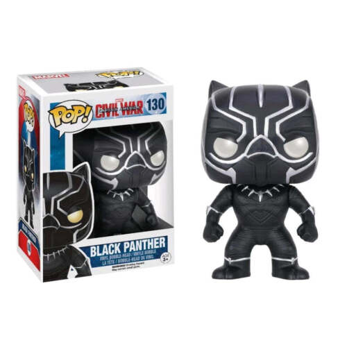 Civil War Funko POP! 130 Black Panther Marvel nerd-pug