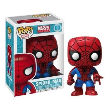Spider-Man Funko POP! 03 Spider-Man Marvel nerd-pug