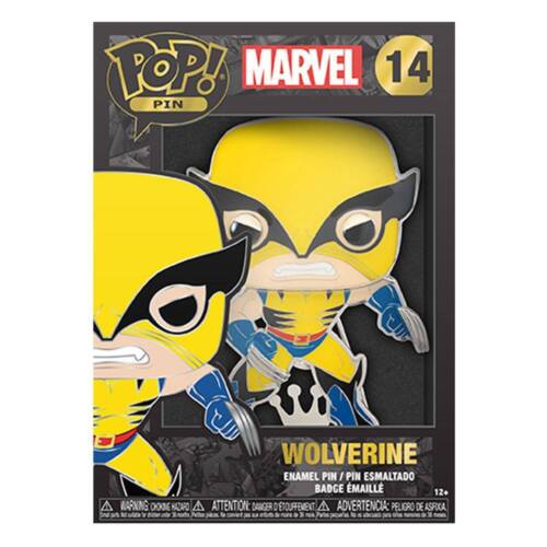 Marvel Funko POP! 14 Wolverine Pin Marvel nerd-pug