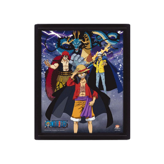 One Piece 3D Lenticular Poster Land of Wano 26 x 20 cm nerd-pug