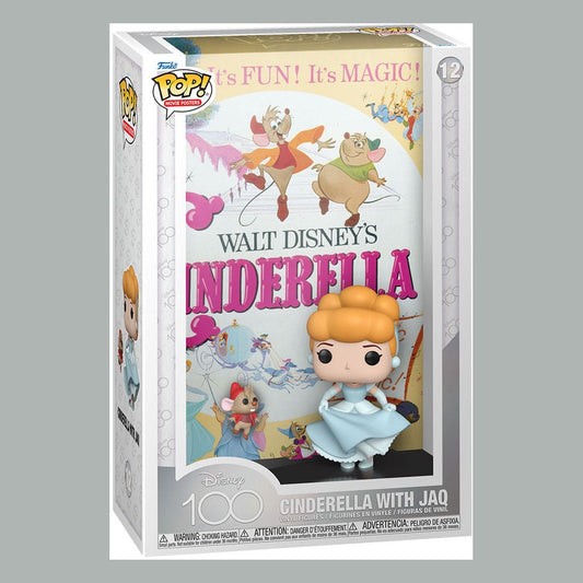 Cenerentola Funko POP! Cinderella with Jaq Movie Posters Disney nerd-pug