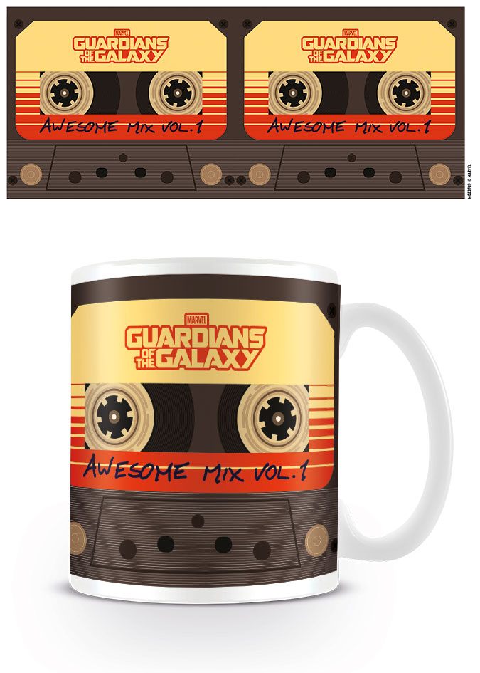 Tazza Guardiani della Galassia Awesome Mix nerd-pug