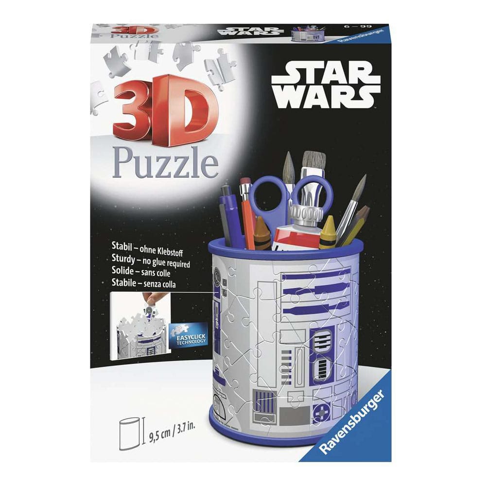 Star Wars 3D Puzzle Pencil Holder R2-D2 57 pezzi nerd-pug