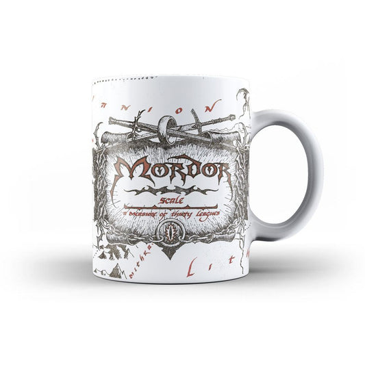 Tazza Mordor Mappa Il Signore degli Anelli nerd-pug