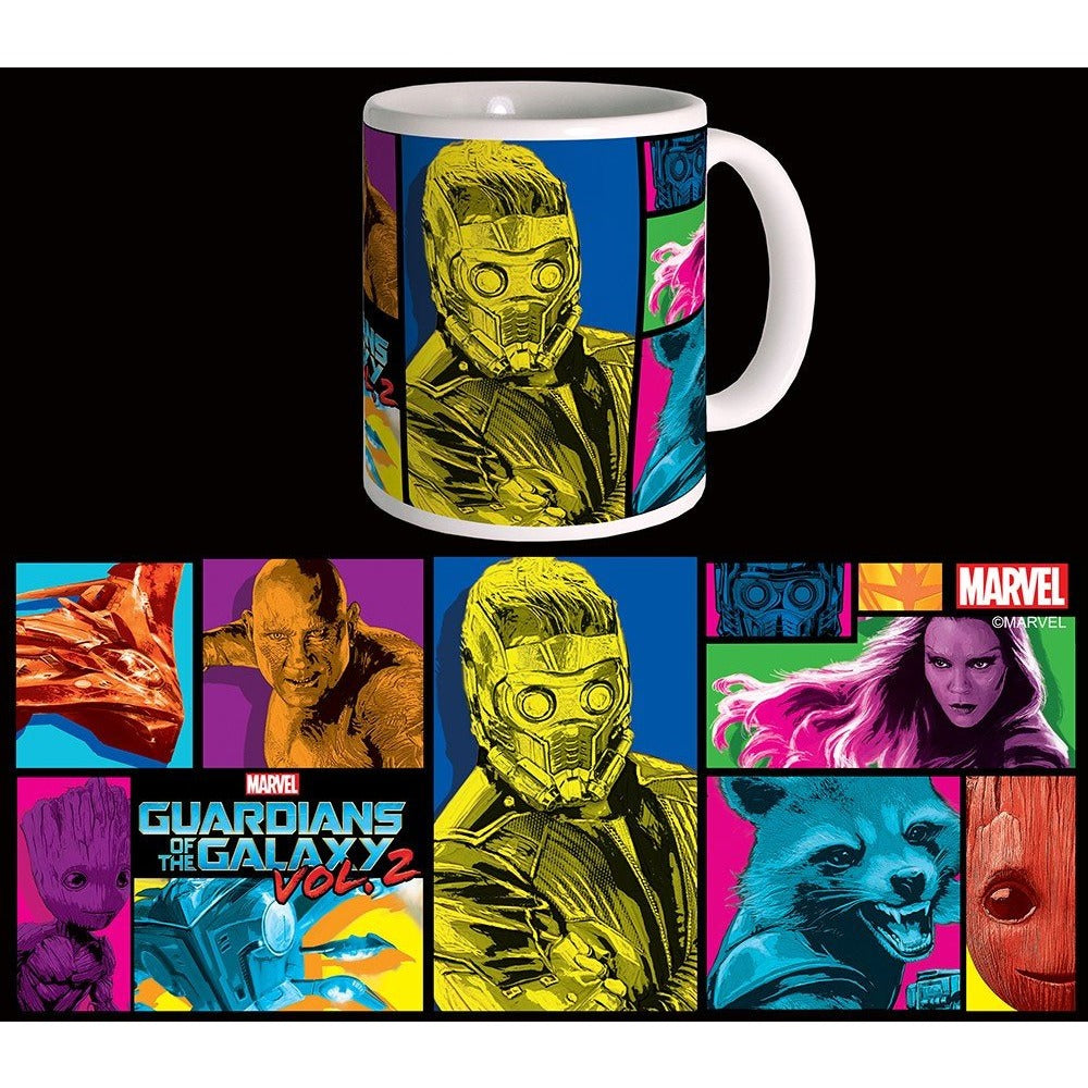 Tazza Guardiani della Galassia Colors nerd-pug